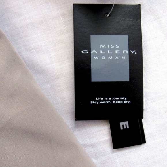 New with Tags Gallery Woman Jacket Almond/Gunmetal Color 2XL - Picture 3 of 10